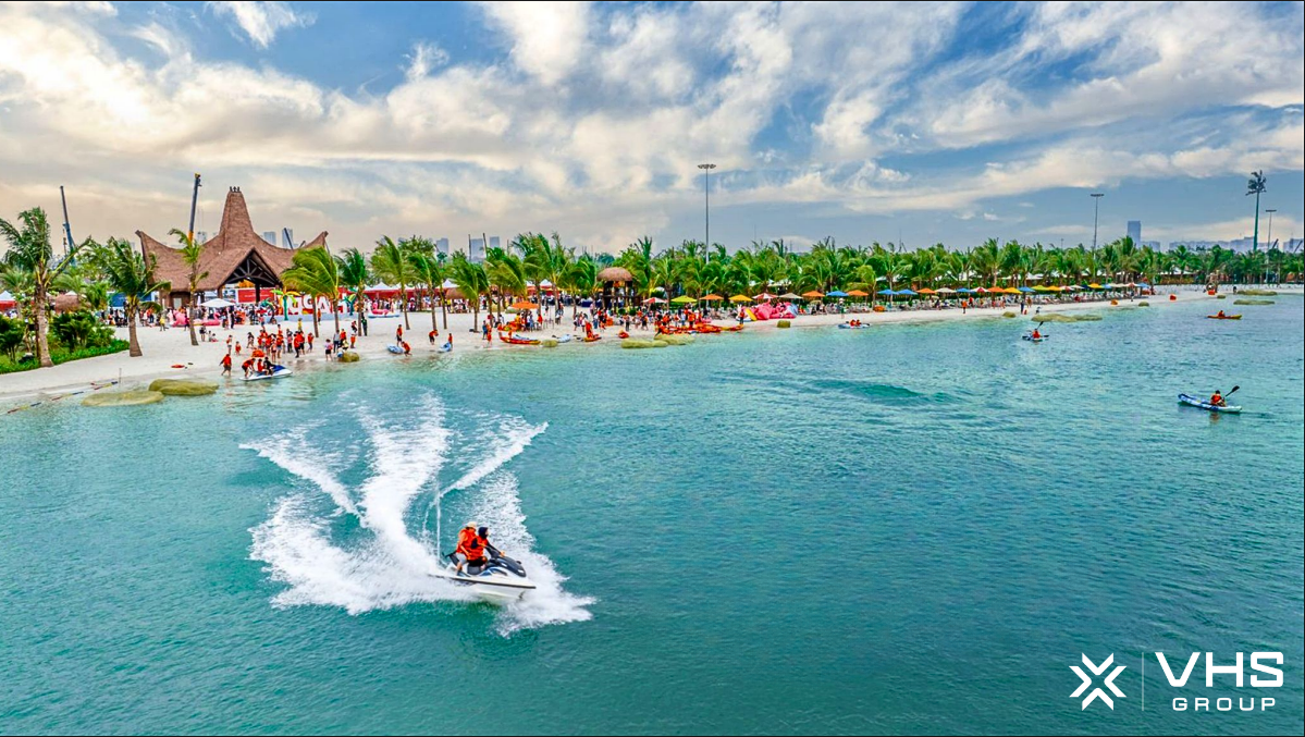 Biển hồ nước mặn Vinhomes Cần Giờ